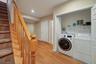 Basement with laundry