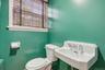 Lower level half bath