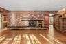 Wood burning fireplace