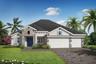 Medallion Home's Belize plan under construction in the gated community of Hampton Lakes. This home sits on a 4 acre homesite. This is an artist render