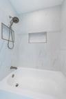 Gorgeous shower and bath option