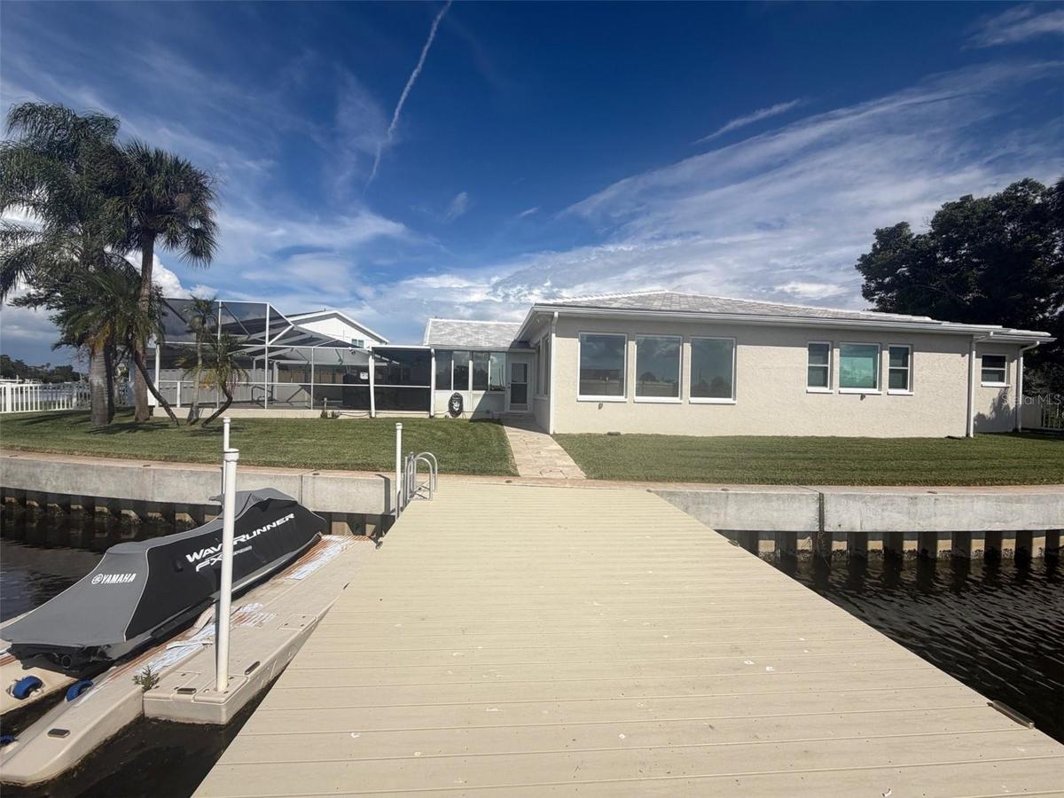 Dock view back to the house
