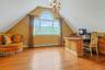 Primary Suite Sitting Room/Office W/Vaulted Ceilings, Custom Built-in Partners Desk W/Granite Countertop