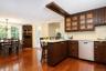 Kitchen opens to formal dining room