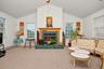 Kitchen opens up to Sun Filled Family Room