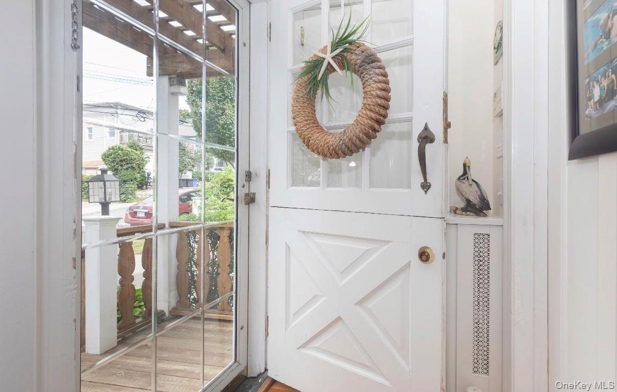 Gorgeous Dutch door at the entrance of the home