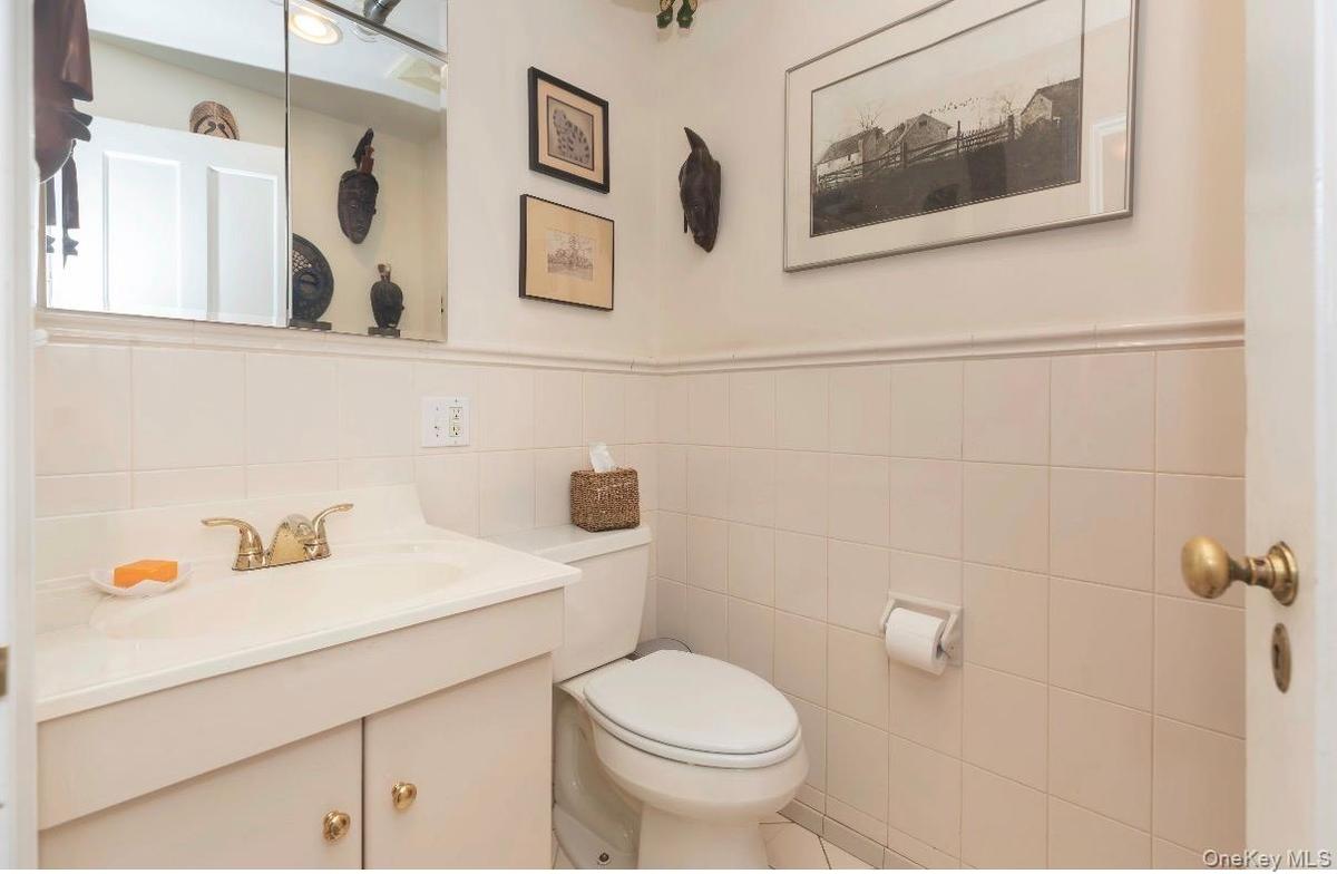 Half bath on first floor