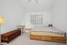 Good sized primary Bedroom with Vaulted Ceiling