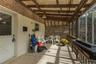 Back Patio Area w/ entrance into basement.