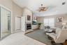 Cozy ambiance for watching the game, movie night or just a night of catching up.