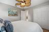 Guest bedroom in the rear of the home.