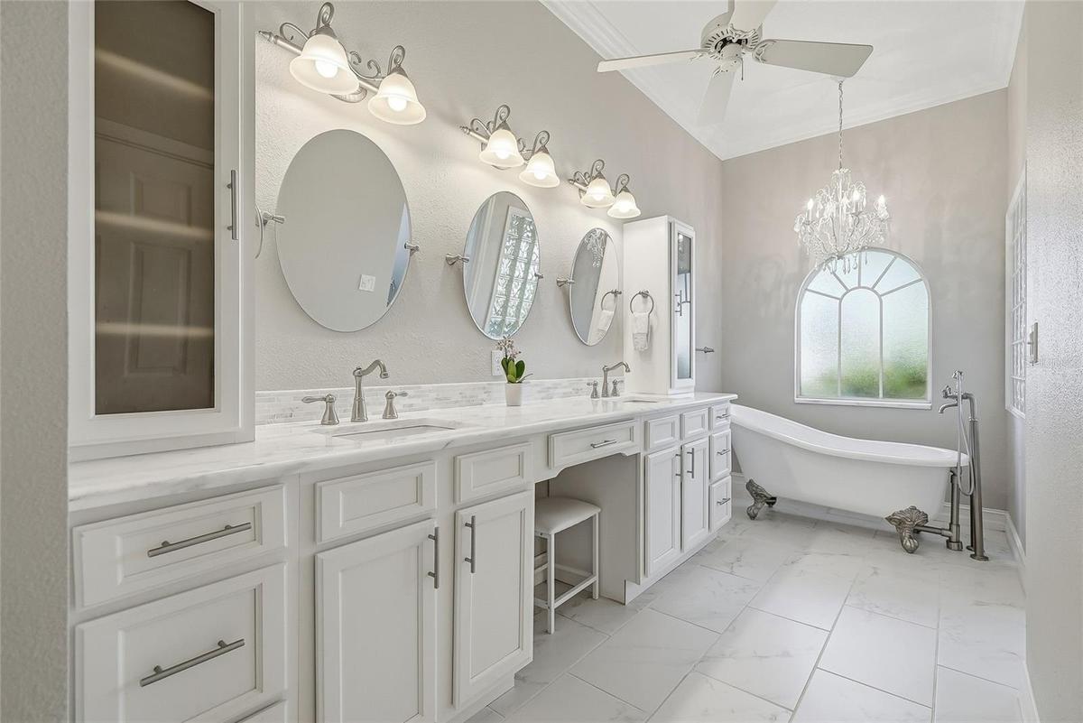 Oh my, the primary bathroom is an absolute dream.