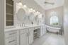 Oh my, the primary bathroom is an absolute dream.