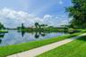 Placido Bayou features sidewalks for walking/jogging and lakes for fishing.
