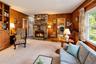 Wood burning fireplace