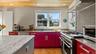 Chef's kitchent with top of the line appliances.