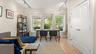 Primary residence covers the entire first floor, both sides of double townhouse.