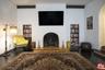 Living room fireplace