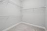 Spacious primary closet