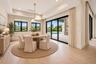 Virtually staged Breakfast Room.
