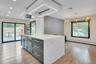 Wanterfall, Calcutta quartz countertops.