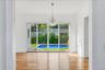 Dining Room with sliding doors to the pool and yard