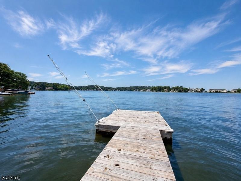 Lakefront boat dock