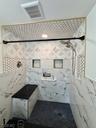 Stylish walk-in shower