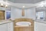 Dual Sinks; Dual Closets; Walk-In Shower; Soaking Tub