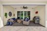 Covered Patio with Electric Shade