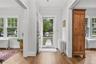 Entry with coat closet. Entry chandelier excluded.