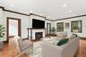 A living room with warmth, character and scale.