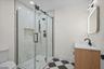 Ground level bathroom