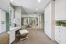 Mirrored Closets & Vanity