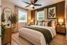 guest bedroom virtually staged