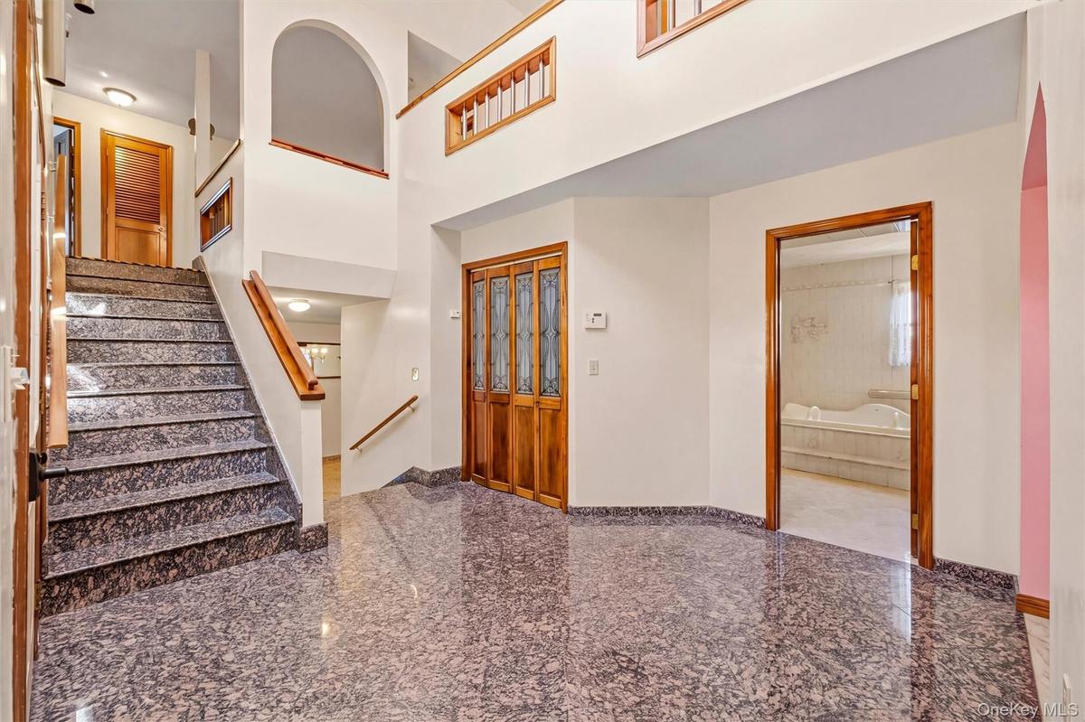 Spacious foyer