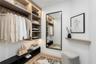 UNA Residences Brickell. Closet. Virtually Staged.