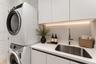 UNA Residences Brickell. Laundry Room. Virtually Staged.