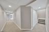 Finished basement hall