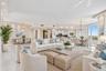 Virtually Staged - living room, kitchen and foyer