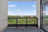 Guest bedroom balcony looking east over preservation