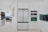 Kitchen with slight den view