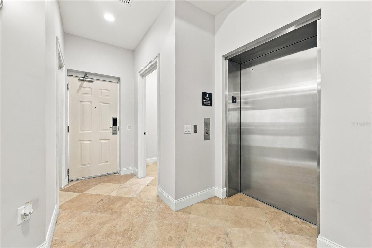 Private Elevator Entrance into Condo