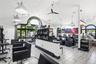 High ceilings, and great natural light in the main salon space