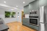 New kitchen with convection oven and microwave