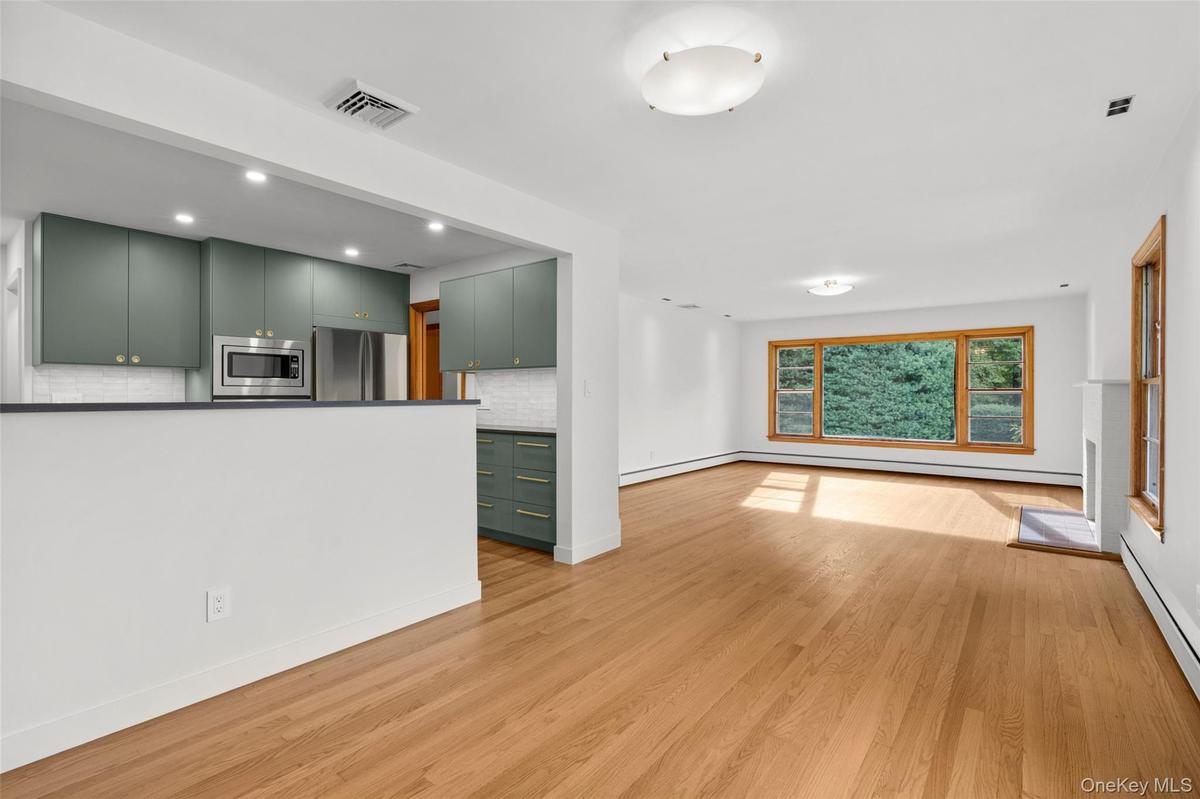 Dining area open to the kitchen and living room