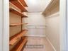 Walk in closet virtually emptied