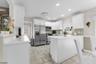 Crisp white kitchen