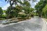 Community entrance — Landscaped gated community entrance.
