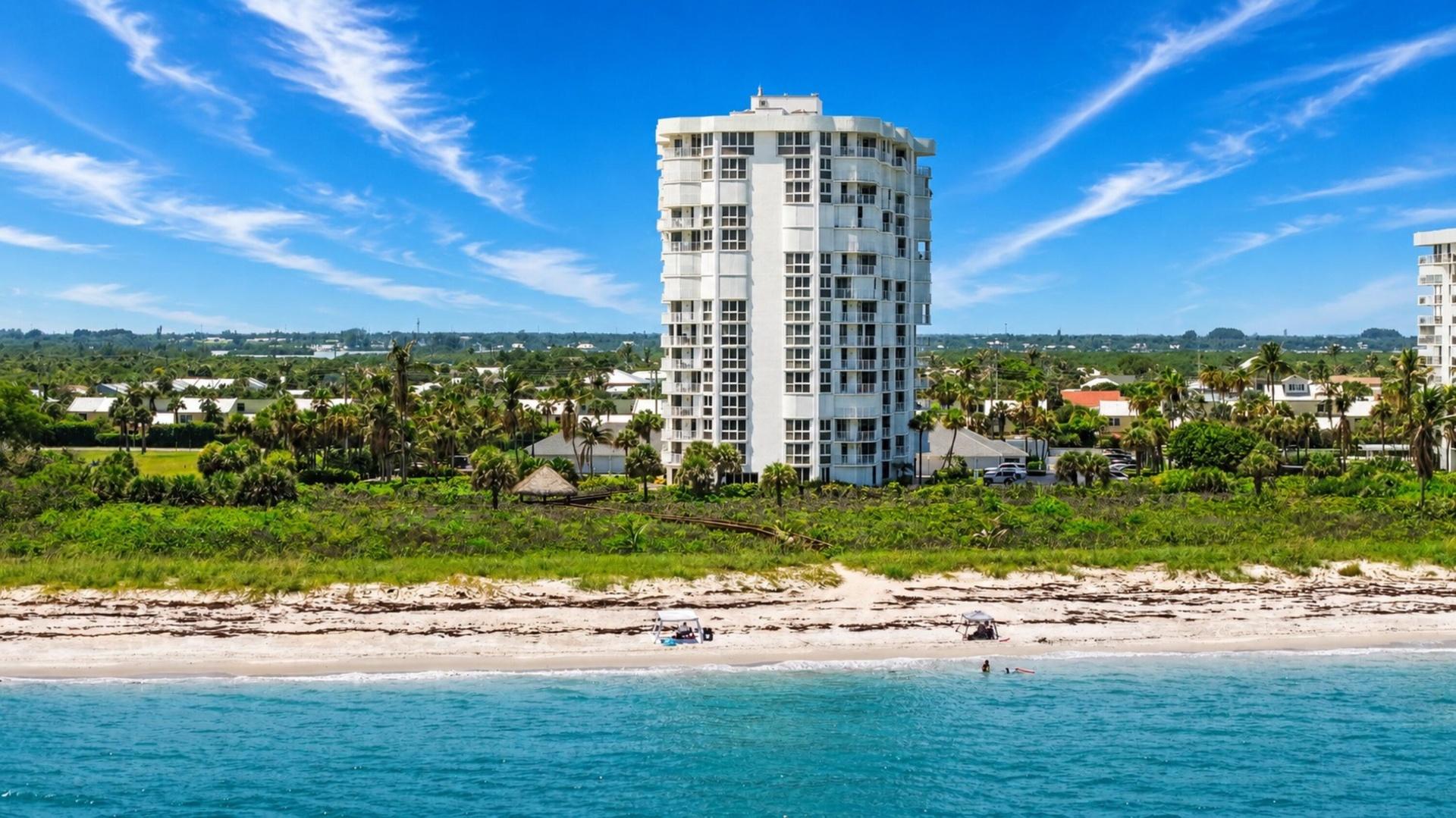 Ariel View Oceanfront
